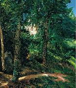 Wilhelm Trubner Castle Grounds in Lichtenberg in Odenwald oil painting